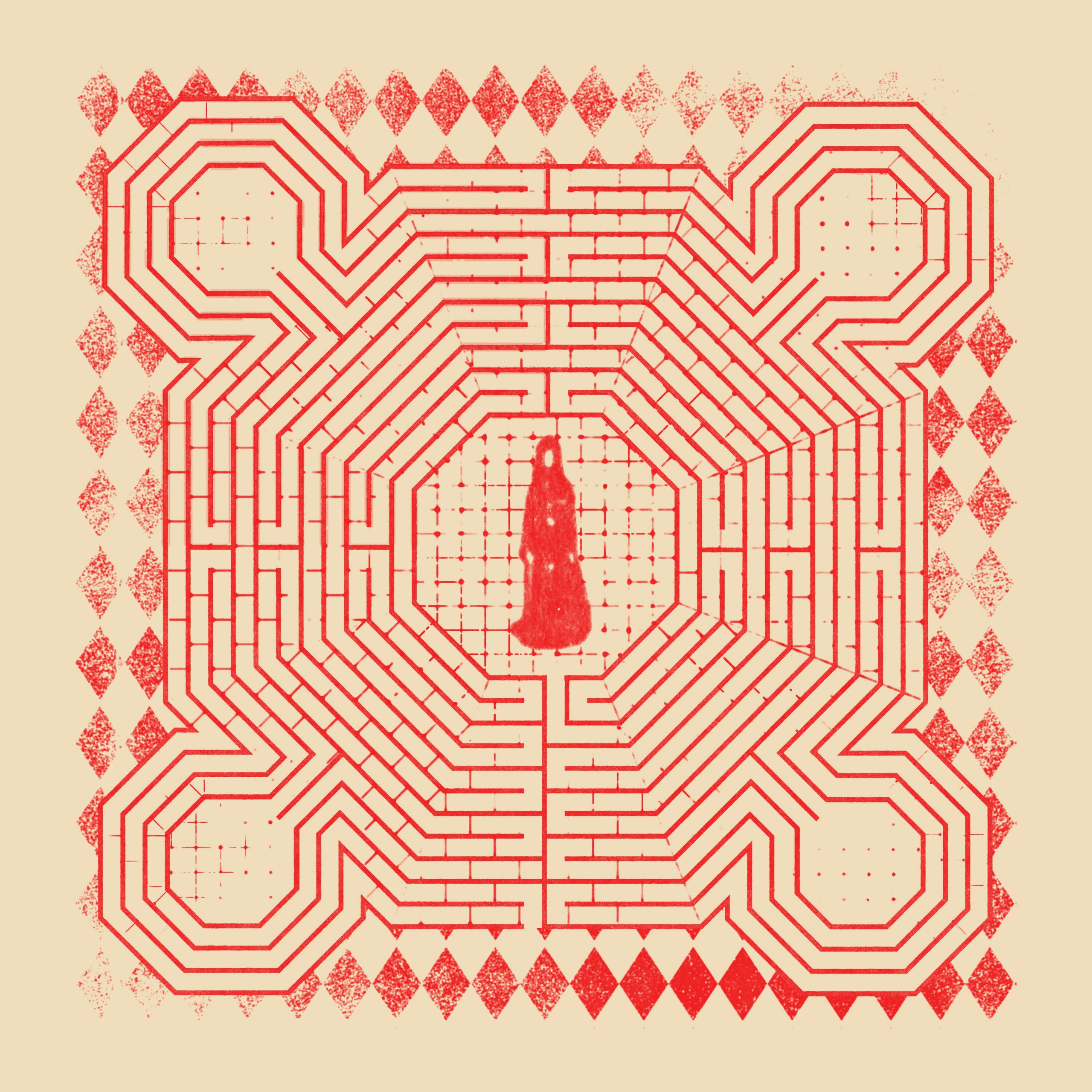 artwork for slowdive's new album everything is alive