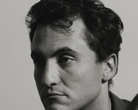 B&W image of Rachid Fakhre as Skydaddy