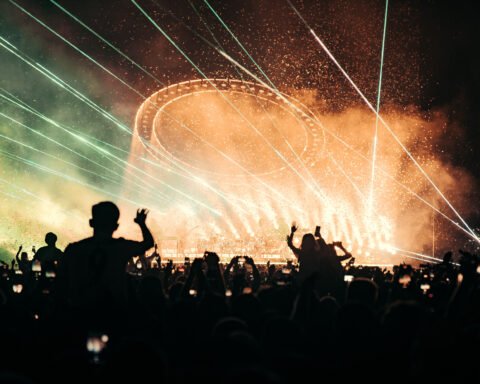 Tame Impala performing at All Points East