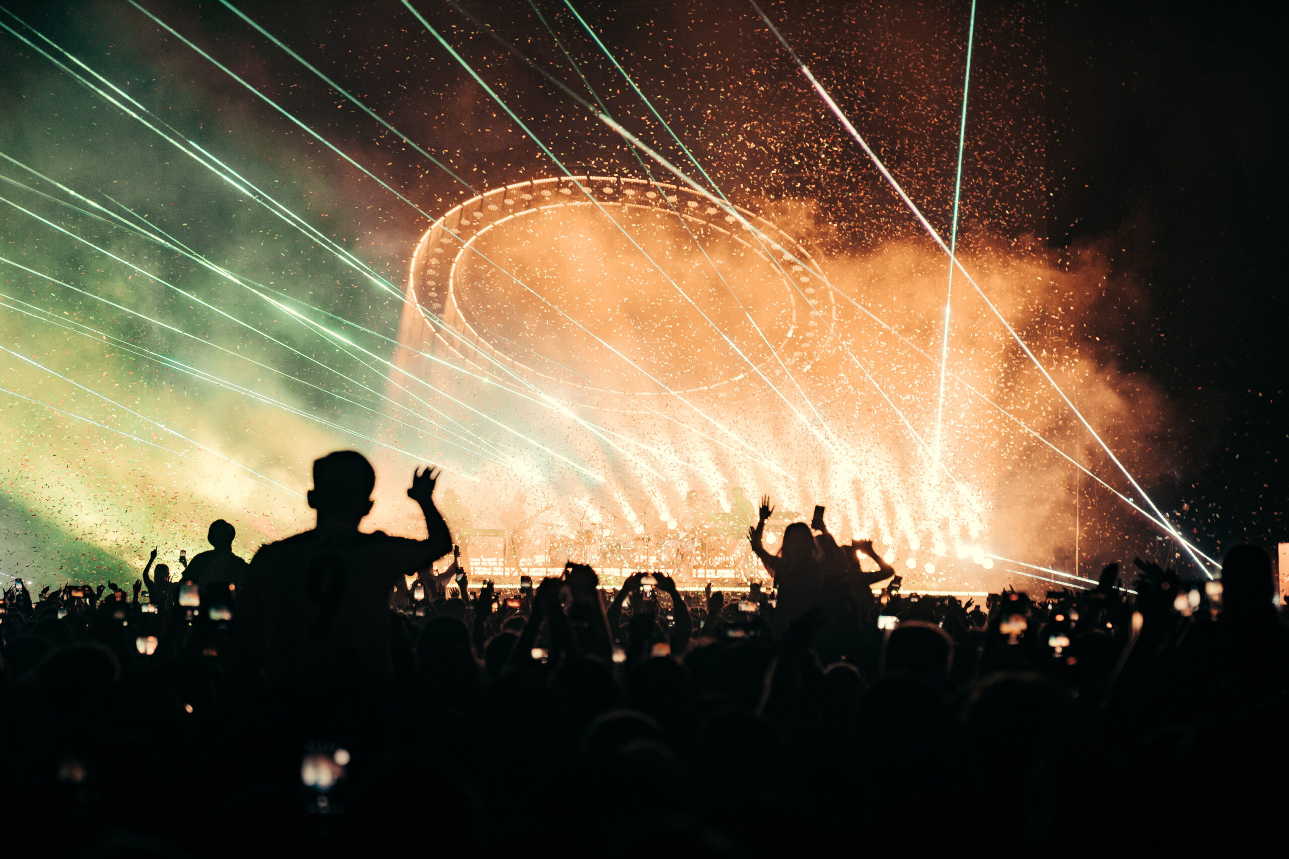 Tame Impala performing at All Points East
