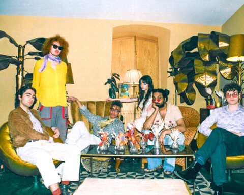 Psychedelic band Mandrake Handshake by Lola Stephen