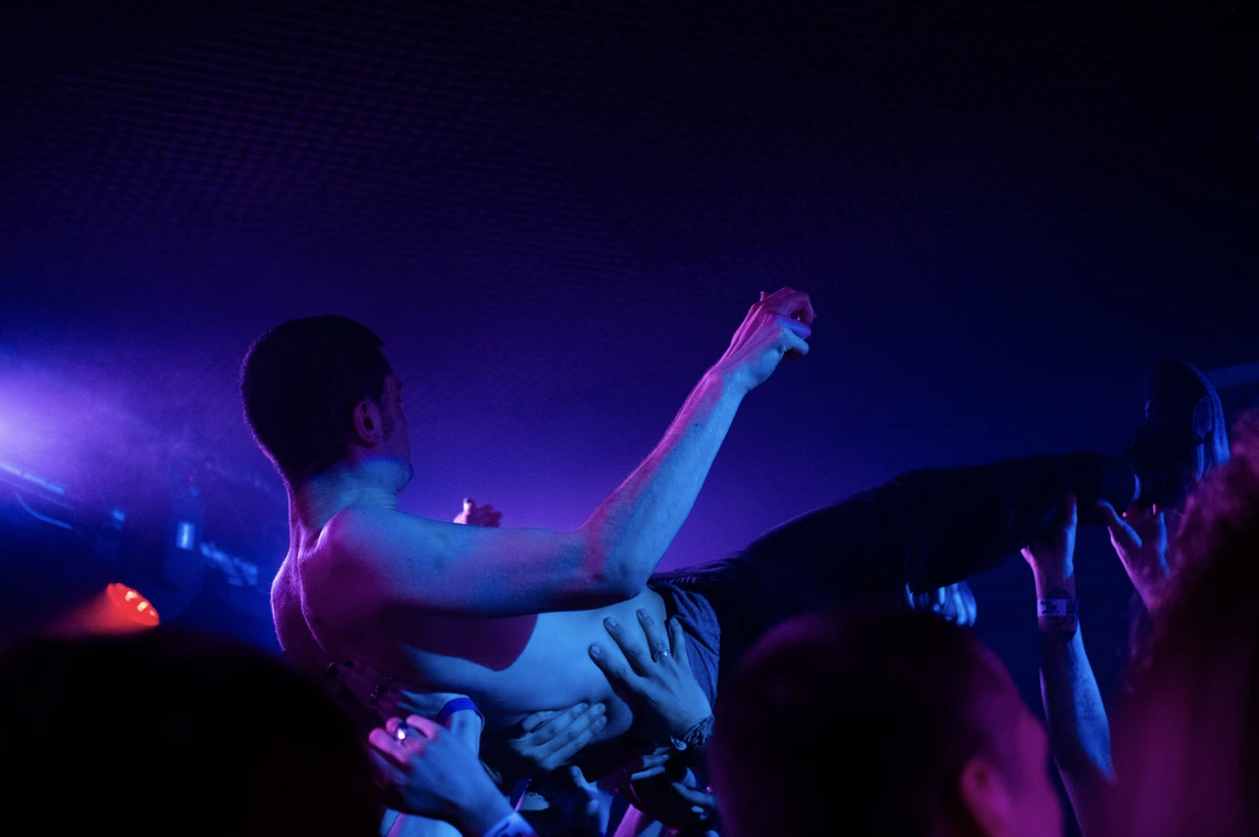 crowdsurfer at Outer Town festival in Bristol