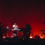 Sampha performing at London's Alexandra Palace