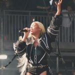 Eve performing at Cross the Tracks 2024