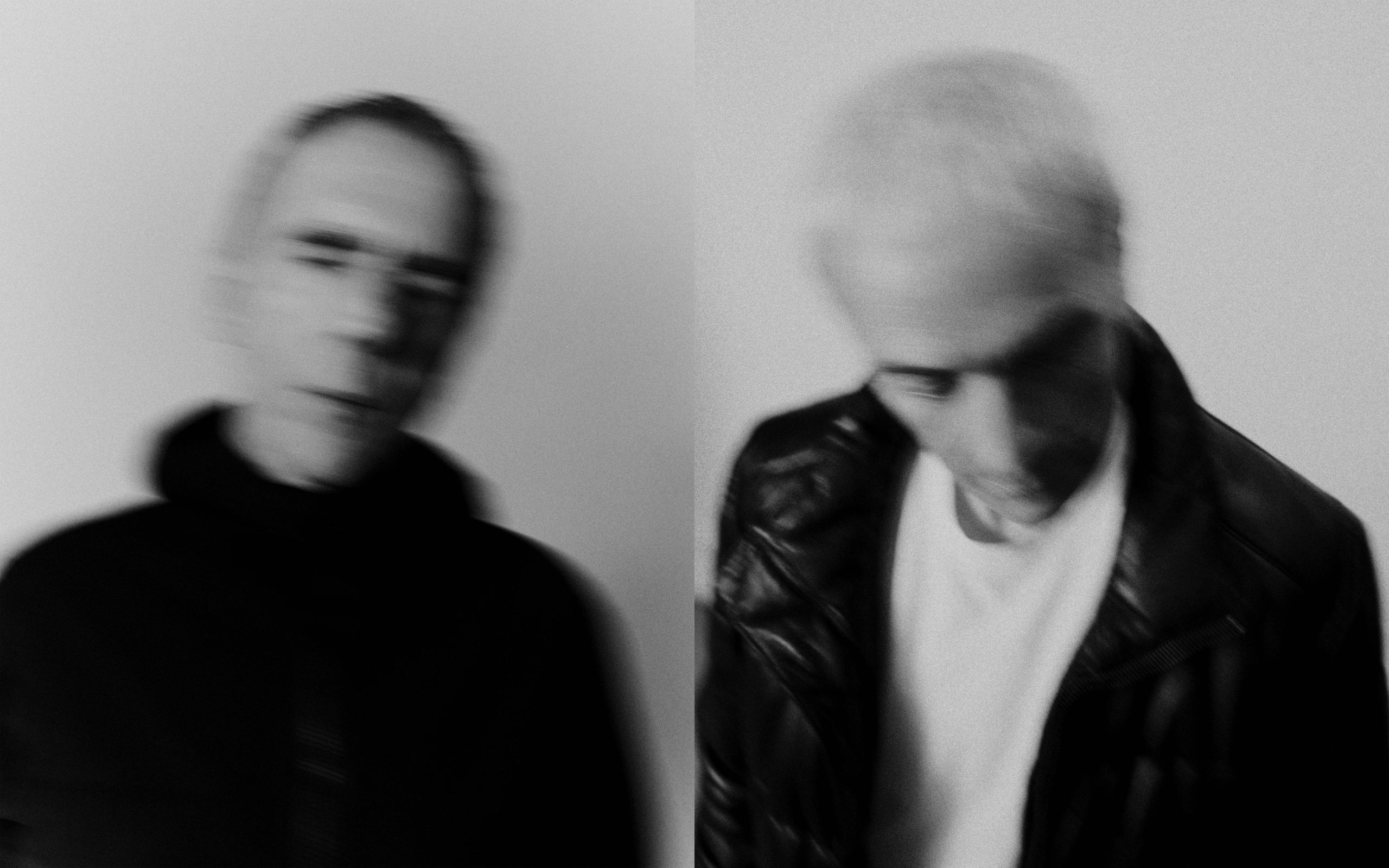 promotional shot of electronic duo Underworld