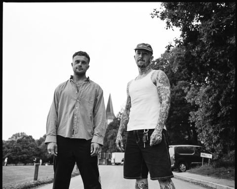 black and white promotional shot for Soft Play album Heavy Jelly
