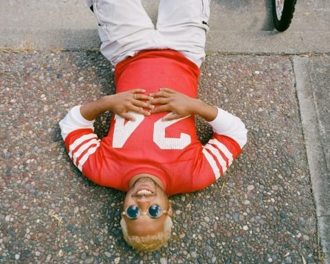 Promotional shot for Toro y Moi's single 'Heaven'