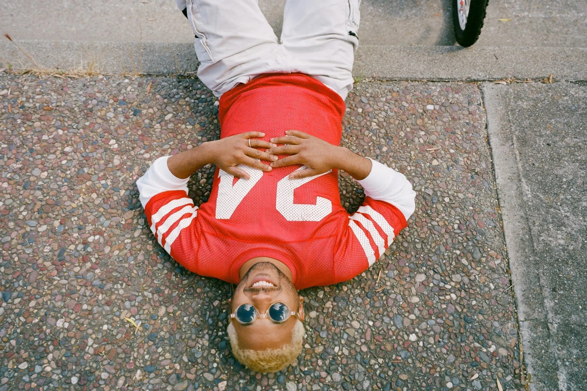 Promotional shot for Toro y Moi's single 'Heaven'