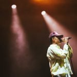 Loyle Carner performing at Bristol's Forwards festival 2024