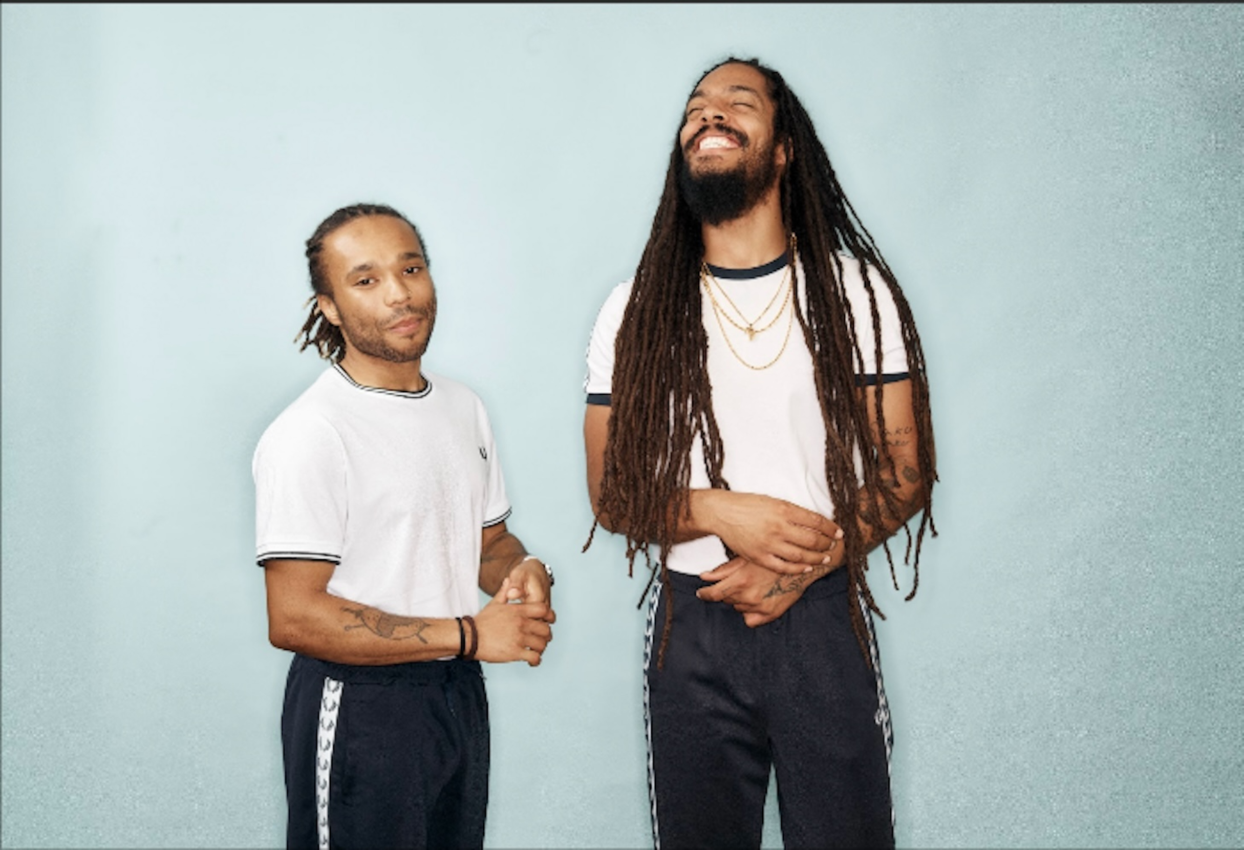 promotional photo for punk-grime duo Bob Vylan