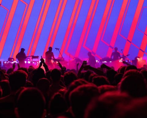 Caribou performing at London's Roundhouse in 2025