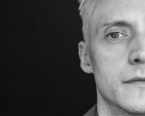 Hamish Hawk by Michaela Simpson (black & white)