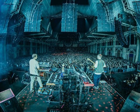 Maribou Sate performing at Alexandra Palace. Shot by Sam Neill