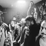 Pigs x7 backstage at Rescue Rooms, Nottingham