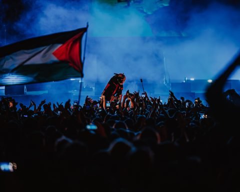 Irish trio Kneecap headline Wide Awake Festival in Brockwell Park