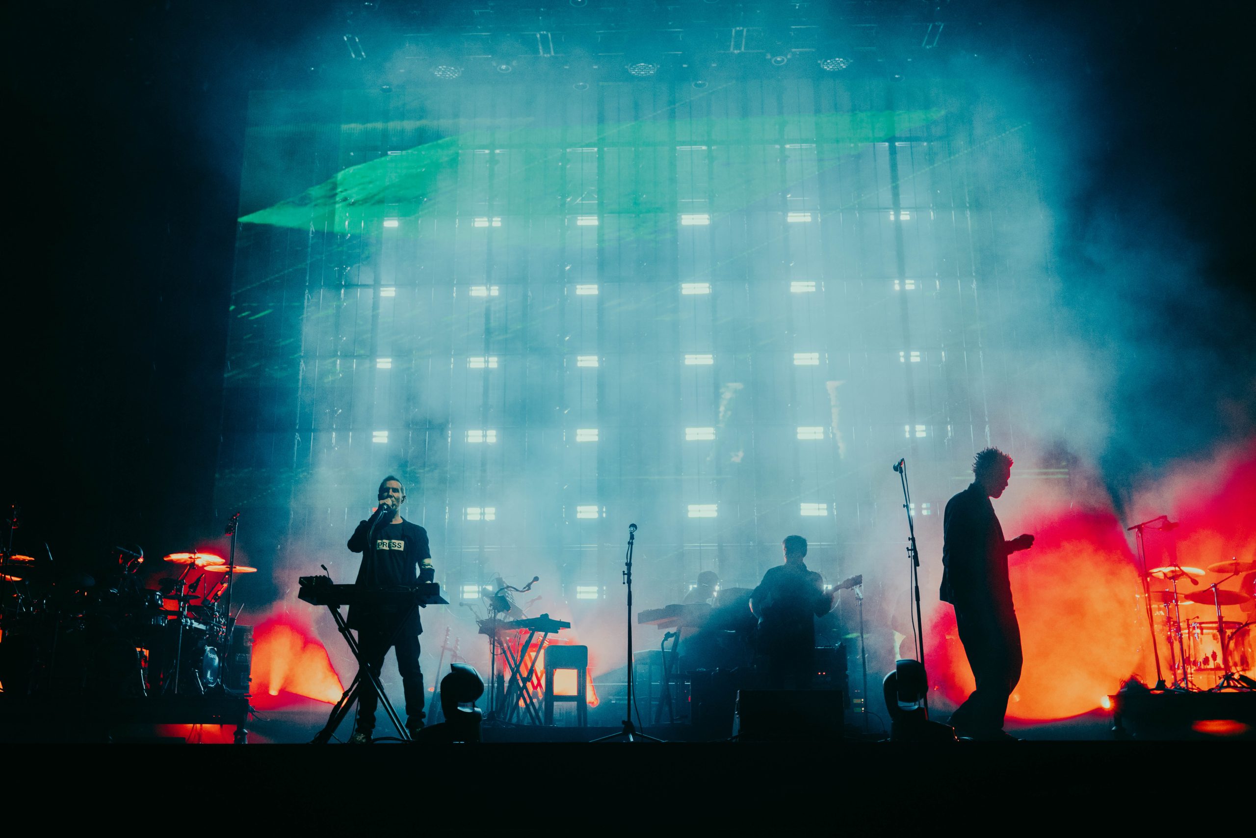 Massive Attack headlining LIDO festival, London