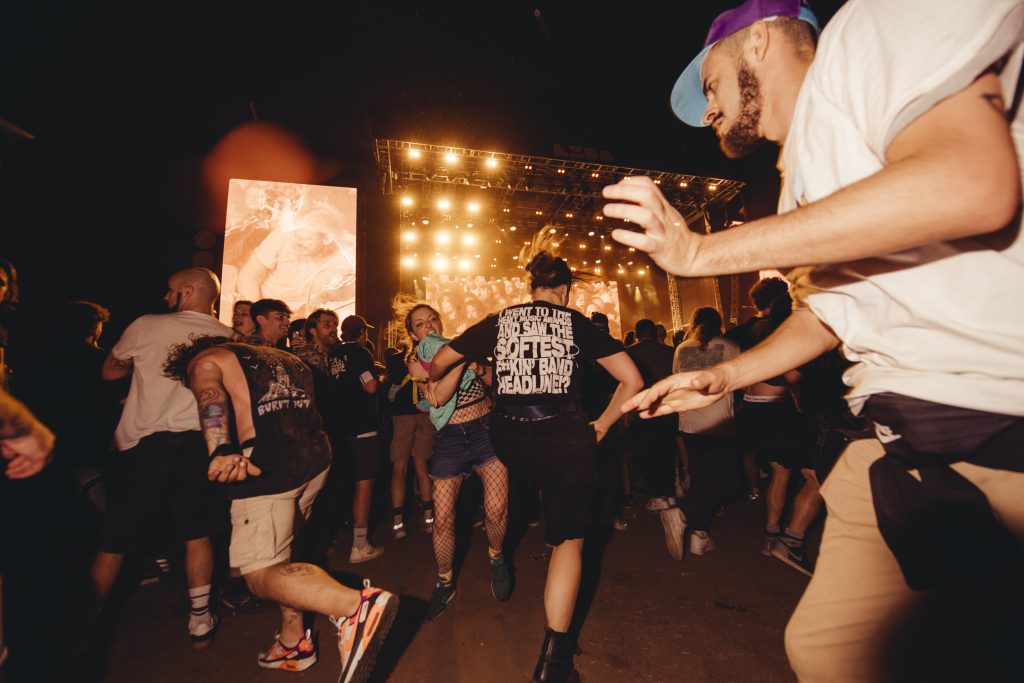 Turnstile mosh pit - London LIDO Festival 2025