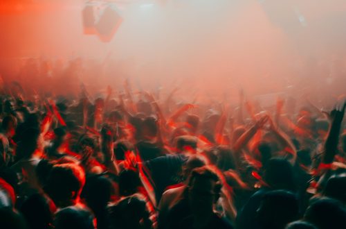 crowd shot from Annie Mac's Warehouse Party set, 2025