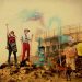 promotional image of Gorillaz for the album 'The Mountain'