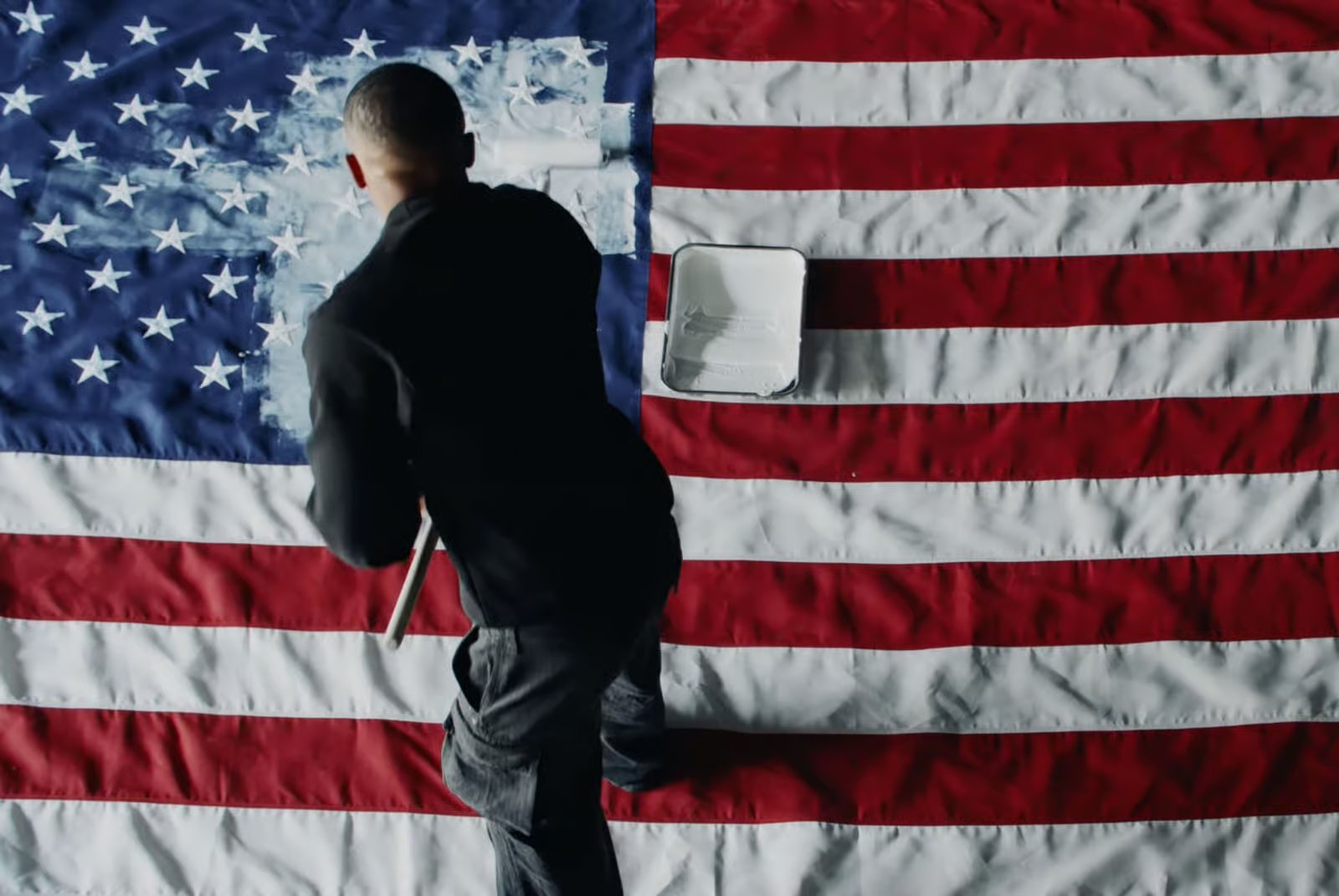Vince Staples video still for the single 'White Flag'